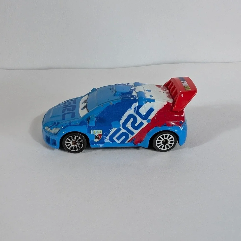 Disney Pixar Cars Raoul CaRoule GRC Global Rally Car Blue Mattel Diecast 1:55
